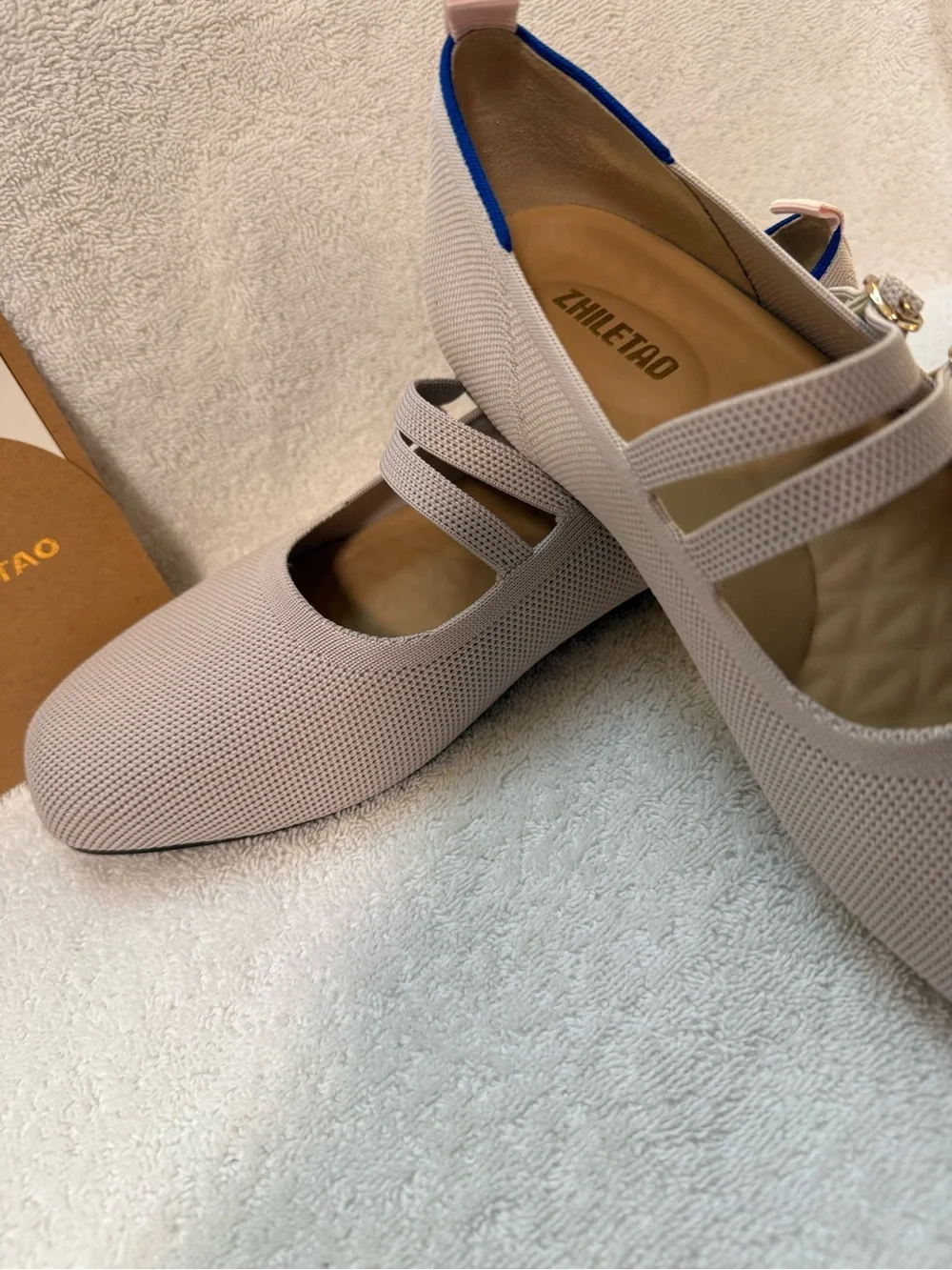 Light Pink Double-Strap Mary Jane Flats bundle shoes for deeper discount - Picture 5 of 14